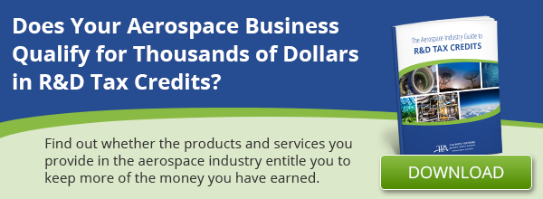 FREE E-Book: The Aerospace Industry Guide to R&D Tax Credits